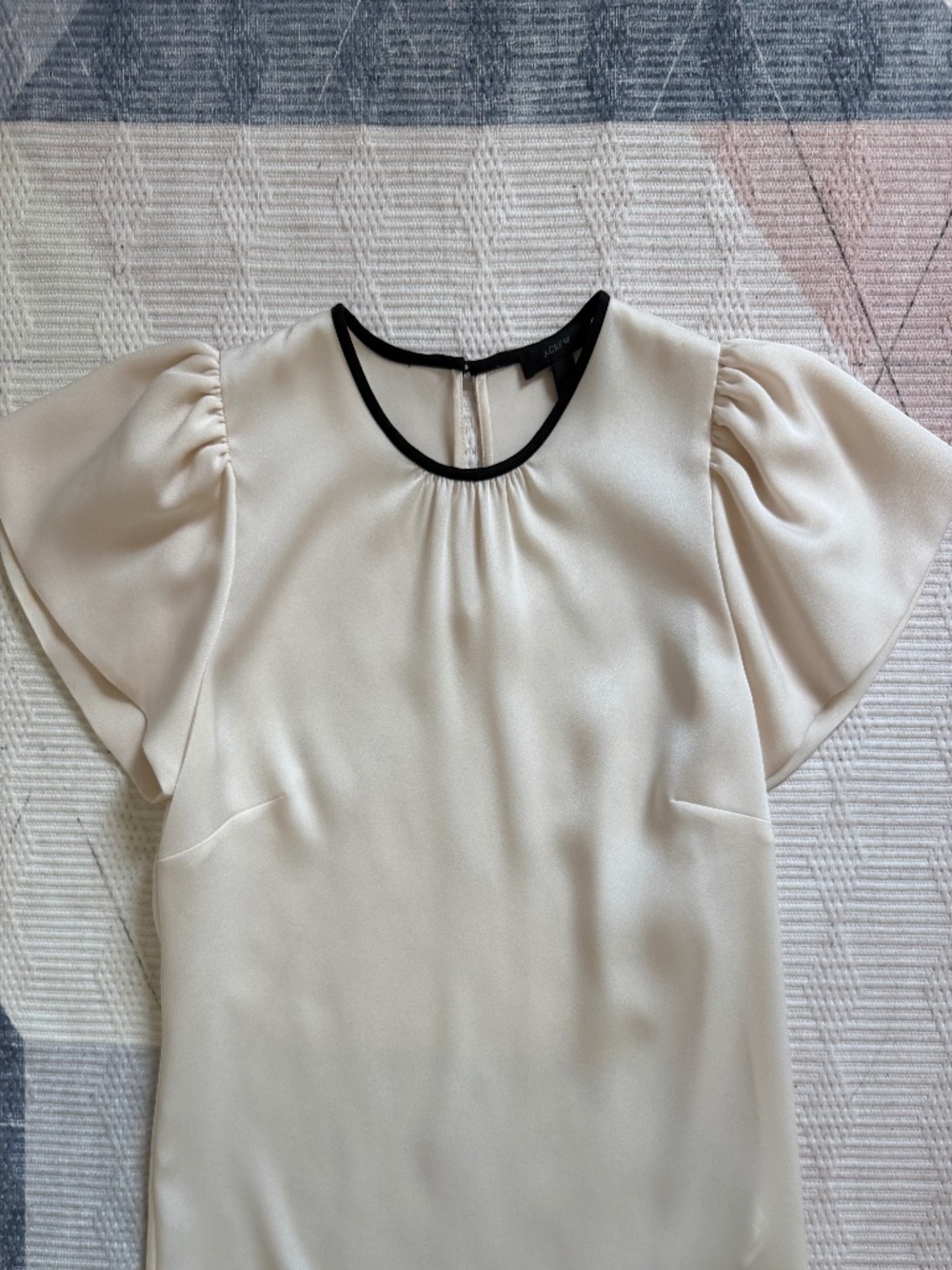 J. Crew flutter-sleeved blouse size 00